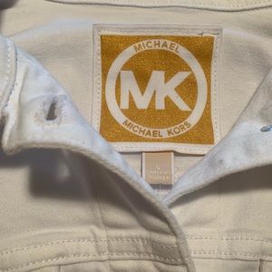 White Michael Kors Jean Jacket
